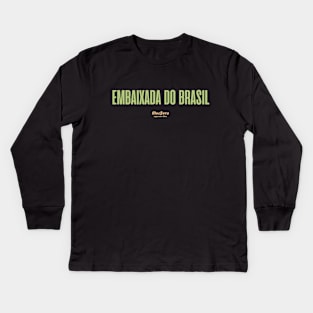 EMBAIXADA DO BRASIL Kids Long Sleeve T-Shirt